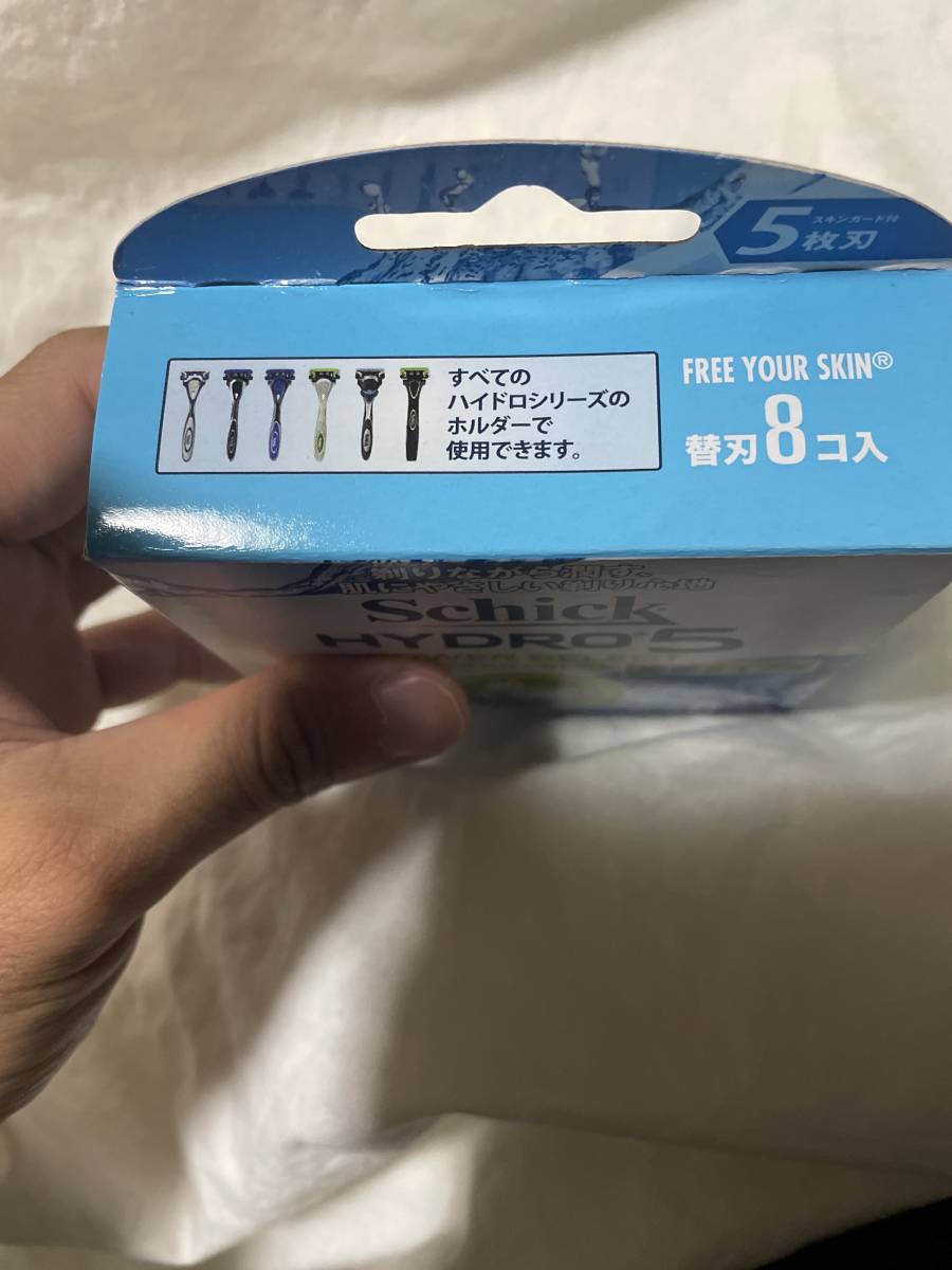 大人気 schick HYDRO5 シック ハイドロ5 パワーセレクト 振動タイプ替刃 8個 五枚刃 メンズ 脱毛 髭剃り 男子 男性 ボーイ お得 激安 処分a_画像3