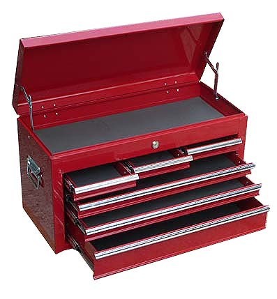 品質一番の ツールボックス キャビネット チェスト 工具箱 道具箱 赤 207 その他