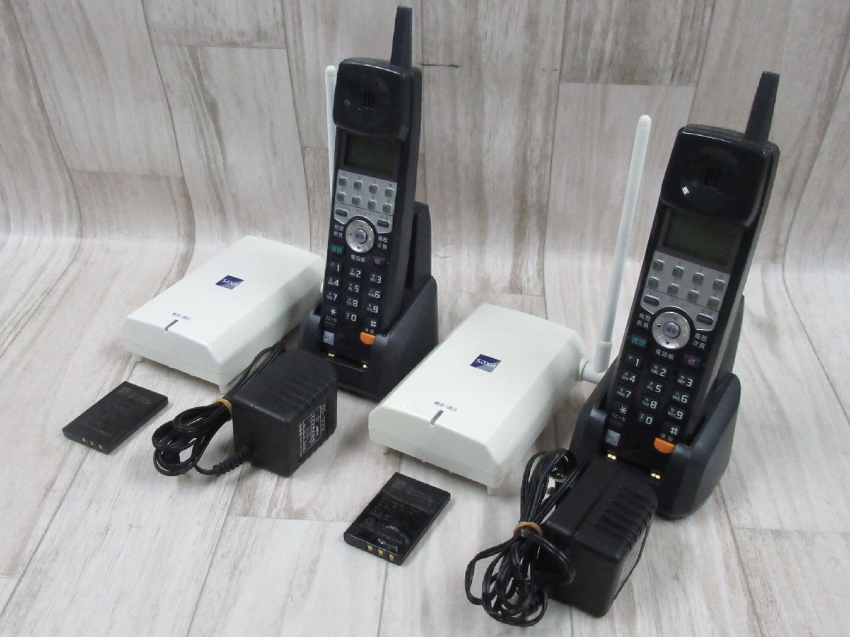 最高級のスーパー WS605(K) コードレス電話機 AGREA/HM700 Saxa サクサ
