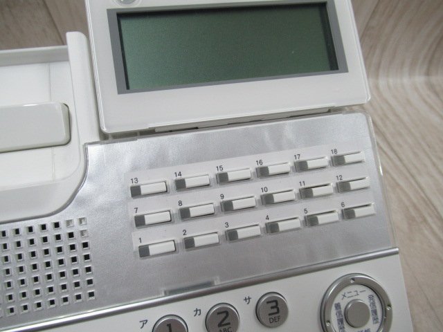 Ω PA 412 guarantee have SAXA Saxa PLATIAⅡ TD810(W) 18 button standard telephone machine 17 year made beautiful * festival 10000! transactions breakthroug!