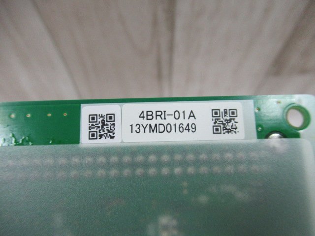 ▲・16992r◆)保証有 サクサ Saxa 4BRI-01A PLATIA PT1000Ult 4局ISDN外線ユニット 13年製・祝!!10000取引突破!!_画像6