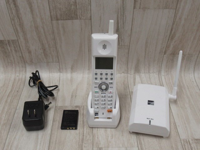 Ω ZZC 11318! guarantee have SAXA WS805(W) Saxa PLATIA II cordless telephone machine 21 year made battery attaching clean * festival 10000! transactions breakthroug!!