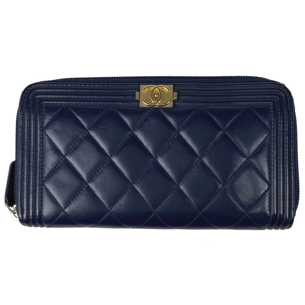 コメント シャネル CHANEL ココマーク ラウンドファスナー 長財布