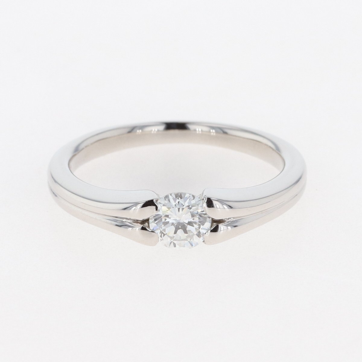 ダイヤモンド デザインリング プラチナ 指輪 リング 10.5号 Pt900 ダイヤモンド レディース 【中古】