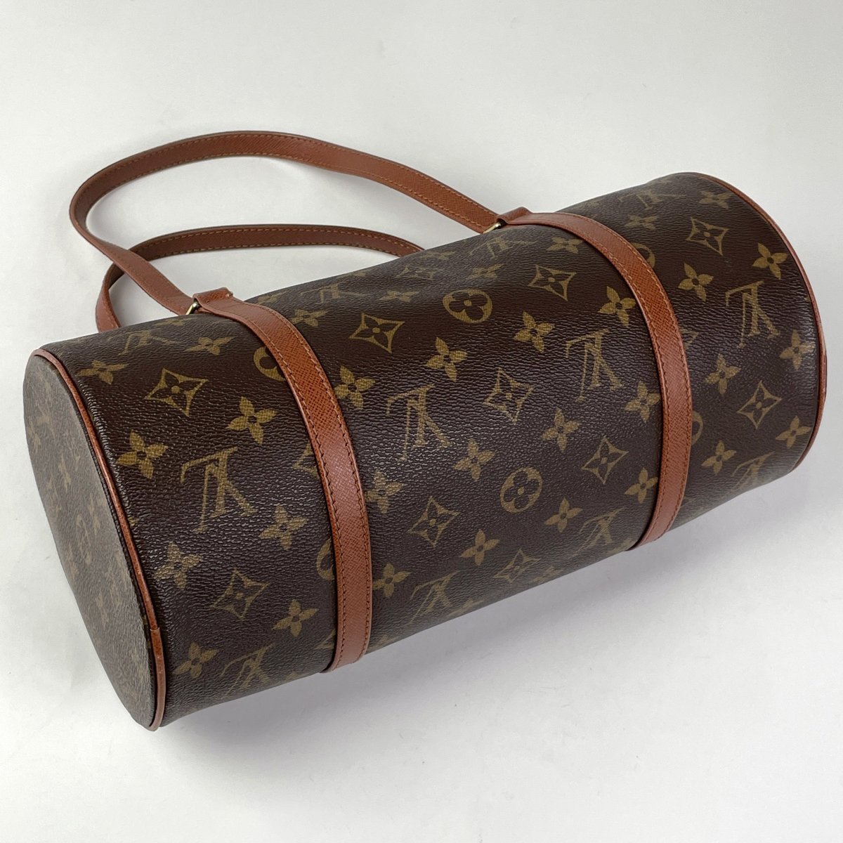 ルイ・ヴィトン Louis Vuitton パピヨン 30 バレルバッグ 筒型 旧旧型