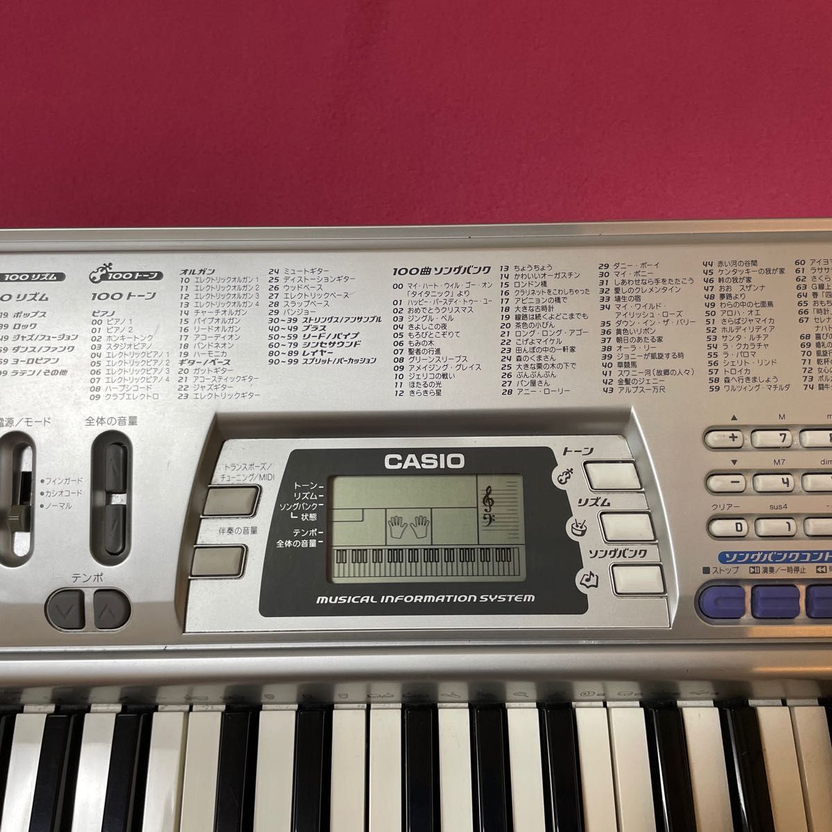 【美品!】CASIO 電子キーボード CTK-496 ★61鍵盤★100音色★100リズム★100ソングバンク!