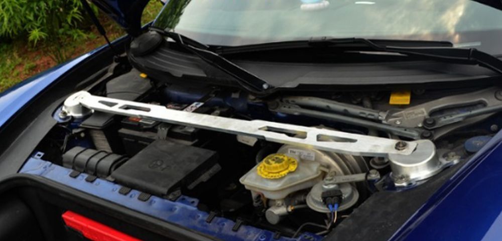  rare Porsche 981 series ( Boxster & Cayman ) front strut tower bar prompt decision free shipping 