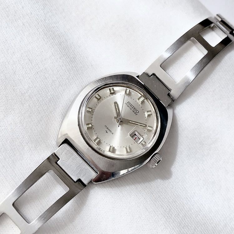 日本限定 SEIKO 17石 レディース自動巻／手巻き式腕時計 稼動 lady