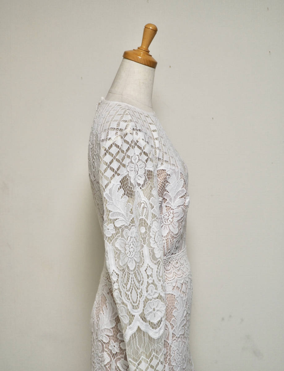 TADASHI SHOJI タダシショージ IVORY & BEIGE ワンピース 「8