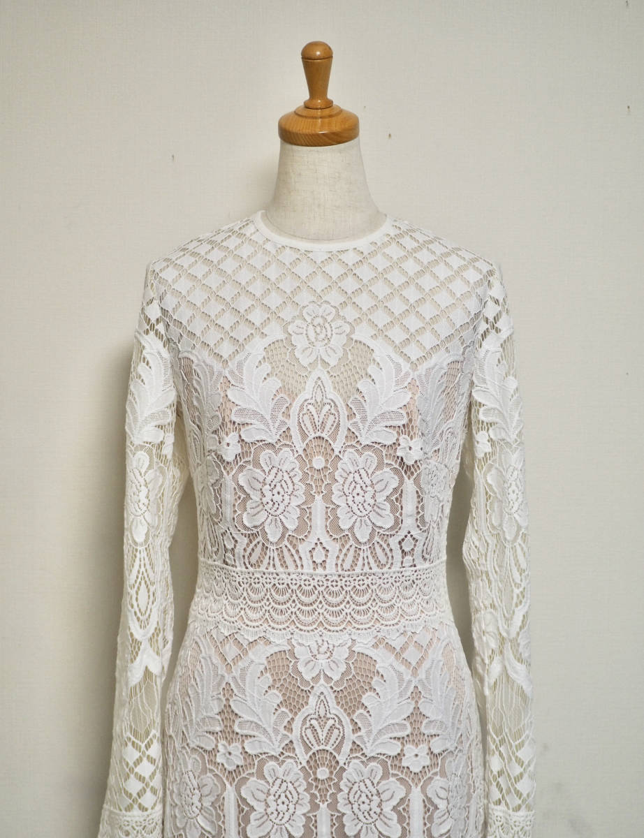 TADASHI SHOJI タダシショージ IVORY & BEIGE ワンピース 「8