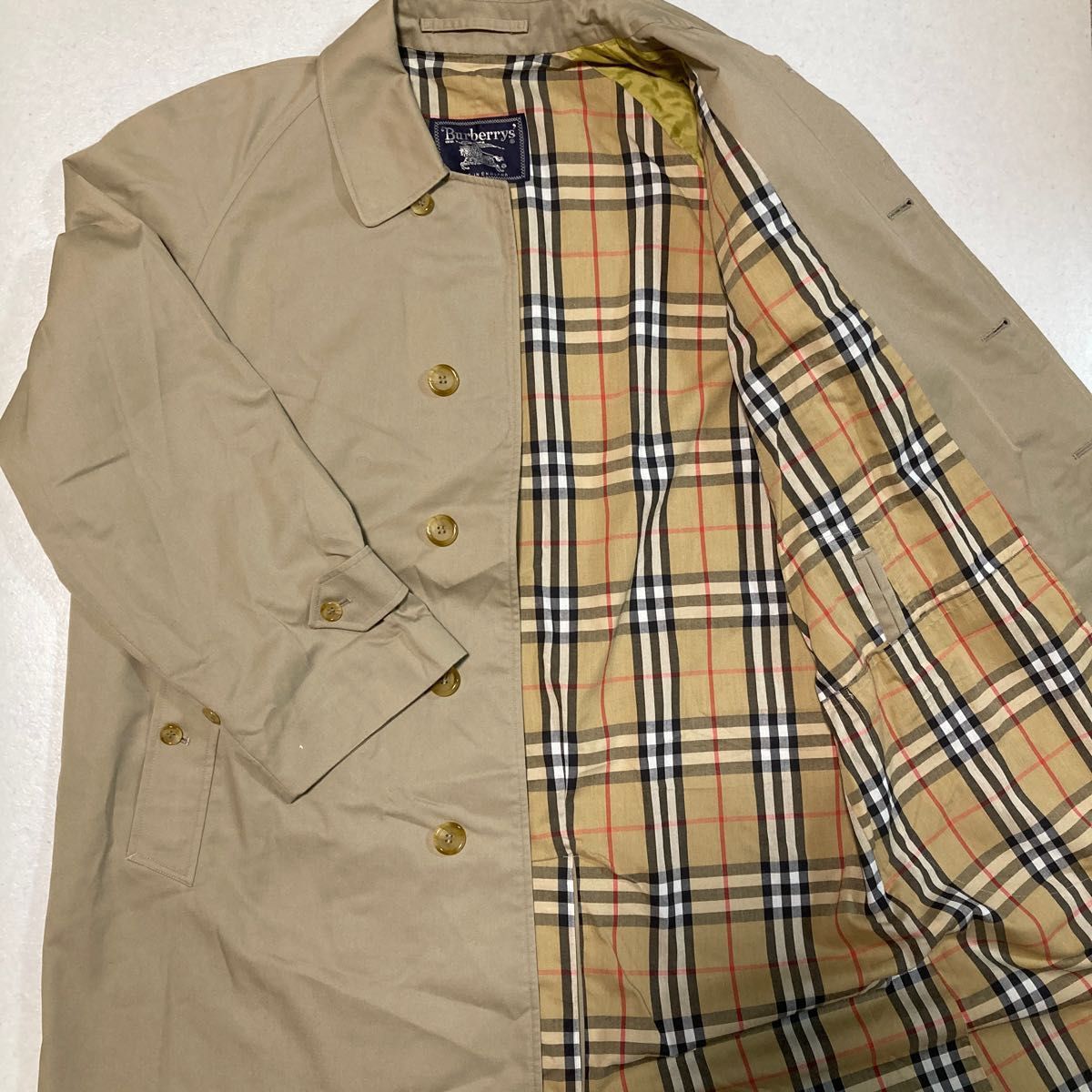 BURBERRY ステンカラーコート バーバリー Burberrys スプリングコート 一枚袖　70s 80s 90s