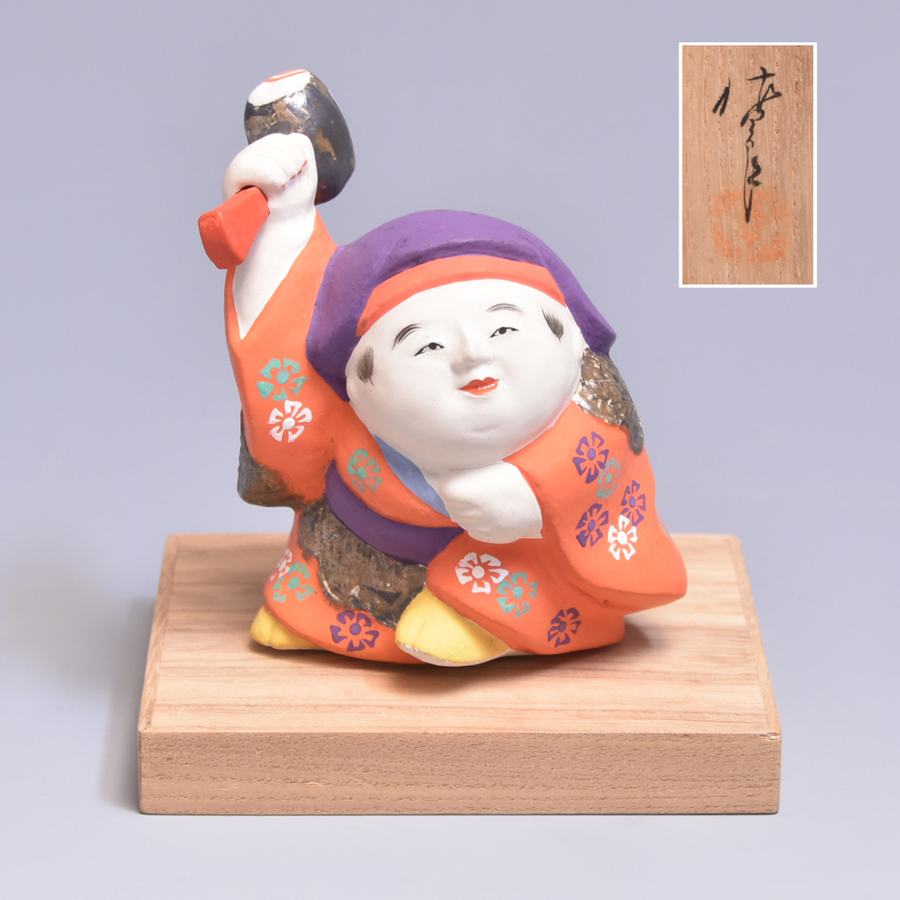 2024年最新入荷 □即決□ 江戸時代 御所人形 - 筆持ち武者 御所人形 御所人形