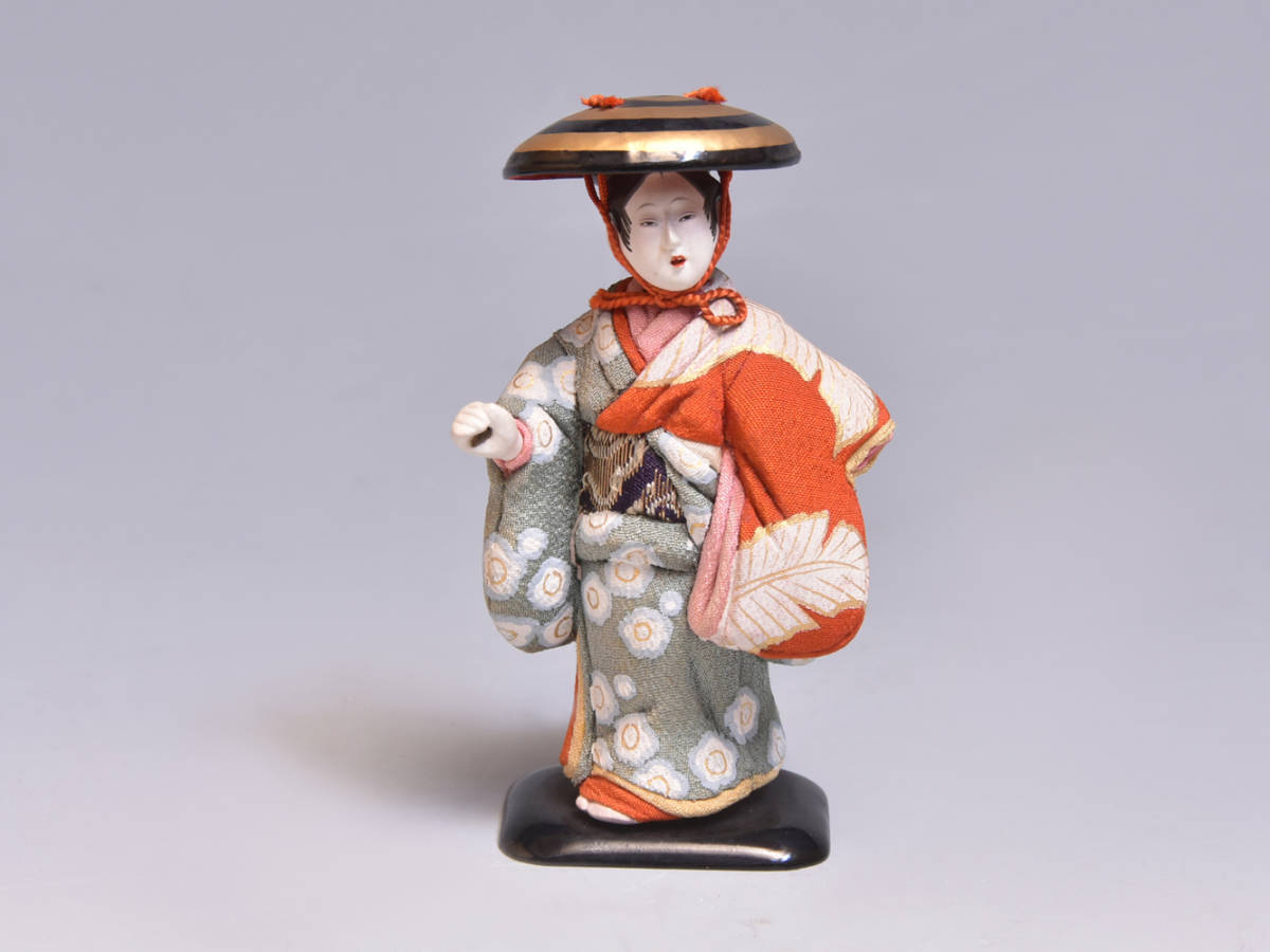 5100円 名川春山「能楽 道成寺」江戸木目込人形 共箱 日本人形 5100円 名川春山「能楽 道成寺」江戸木目込人形 共箱 日本人形