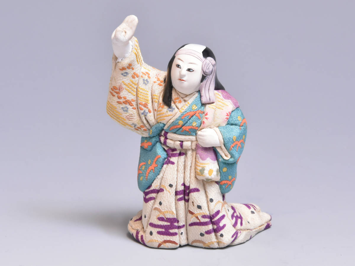 Bibian 比比昂- 名川春山戦前作能楽「保名」 共箱昭和初期日本 Bibian 比比昂- 名川春山戦前作能楽「保名」 共箱昭和初期日本