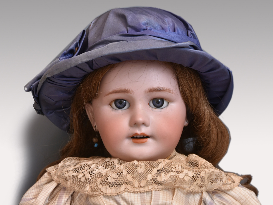 フランス BEBE JUMEAU べべ ジュモー アンティーク ビスクドール 少女 人形 西洋美術　　y1238_画像2