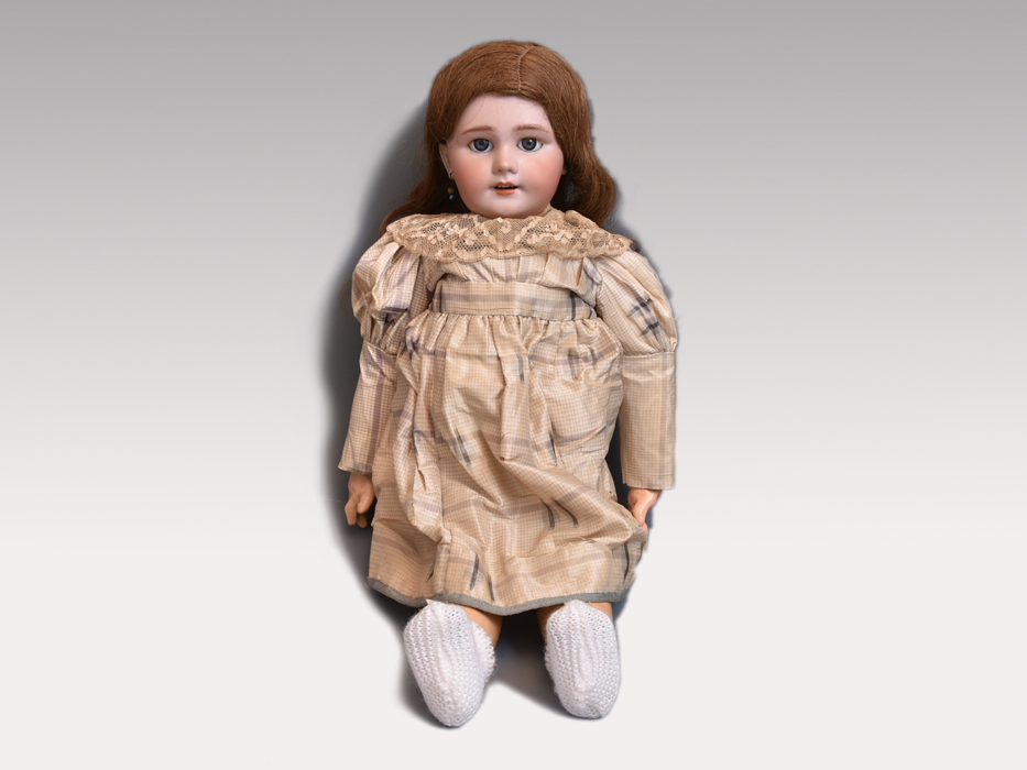フランス BEBE JUMEAU べべ ジュモー アンティーク ビスクドール 少女 人形 西洋美術　　y1238_画像3