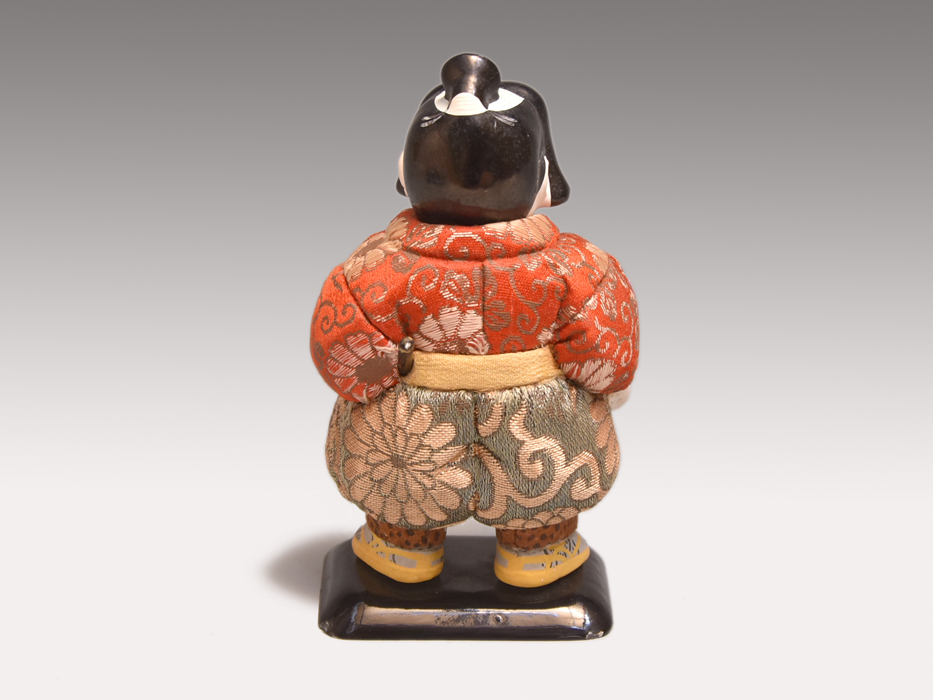  название река весна гора битва передний произведение [ персик Taro ] Edo куклы kimekomi Showa первый период японская кукла .. кожа .. старый магазин. товар y1675