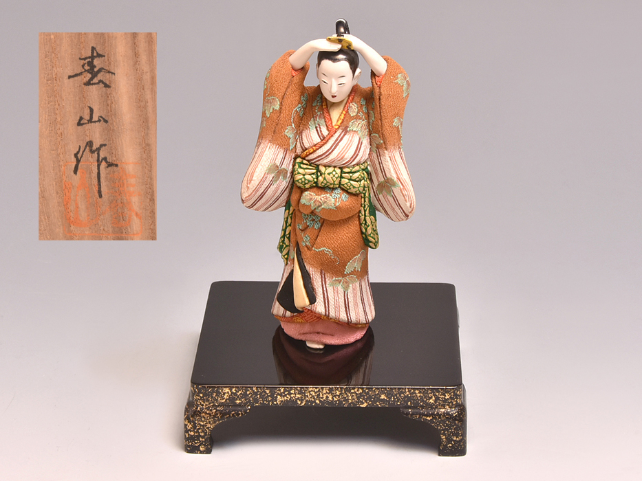 Yahoo!オークション - 名川春山 戦前作 「兵庫髷」 江戸木目込 Yahoo!オークション - 名川春山 戦前作 「兵庫髷」 江戸木目込