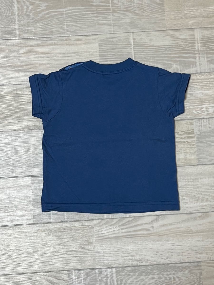 ファミリア　Tシャツ　ブルー　80cm