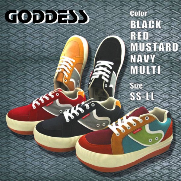 大切な人へのギフト探し 超人気♪湘南サーフブランド☆【GODDESS】ゴッデス☆ボーダースニーカー4.5 24.5cm 大切な人へのギフト探し 超人気♪湘南サーフブランド☆【GODDESS】ゴッデス☆ボーダースニーカー4.5 24.5cm