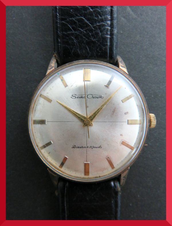 期間限定!最安値挑戦】 CROWN クラウン SEIKO セイコー 21石 稼働品