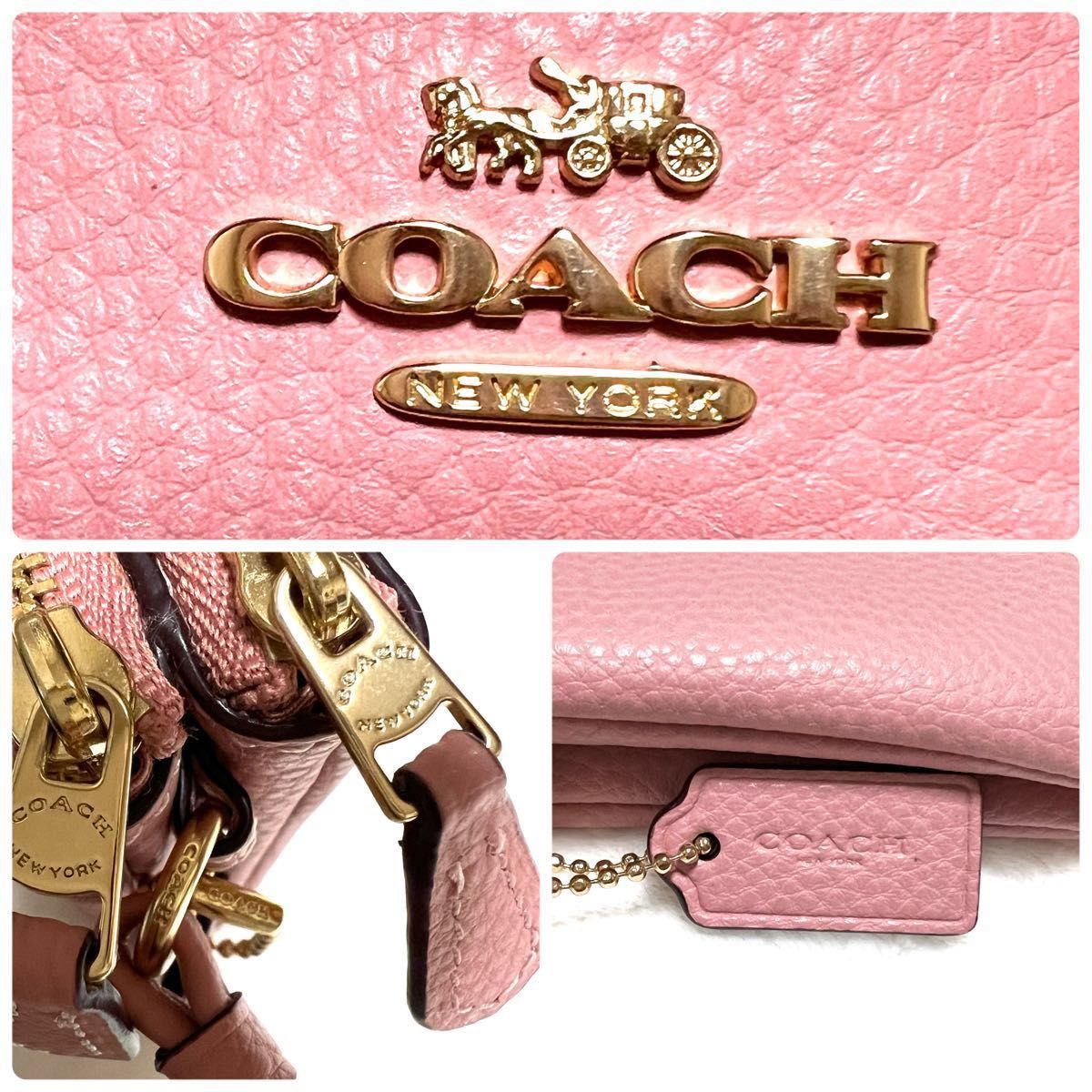 COACHコーチ  ダブルコーナージップ　リストレット