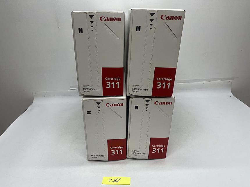 C-361[ новый товар ] Canon CANON GENUINE картридж 311 K/C/M/Y черный / Cyan / пурпурный / желтый 4 цвет 4 шт. комплект оригинальный 2010 год 