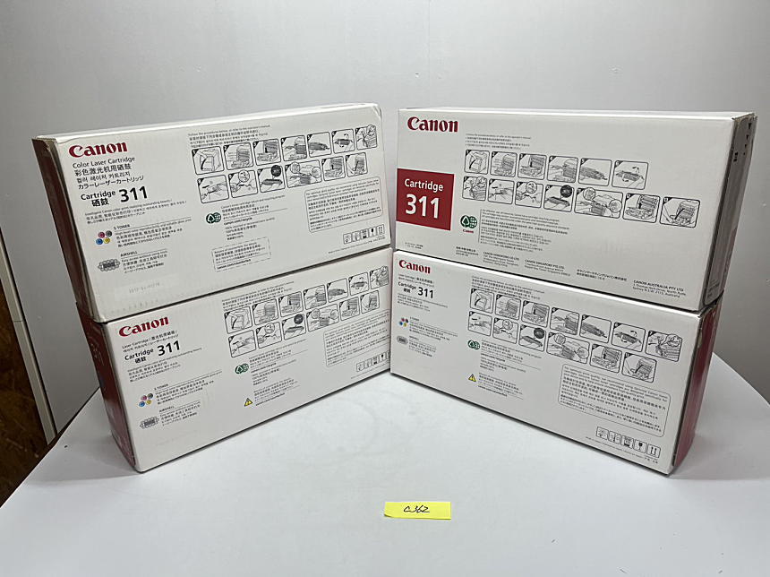 C-362【新品】 キャノン　CANON　GENUINE　カートリッジ　311　K/C/M　3色4本セット　純正　K2010年/CM2009年/M2012年_画像5