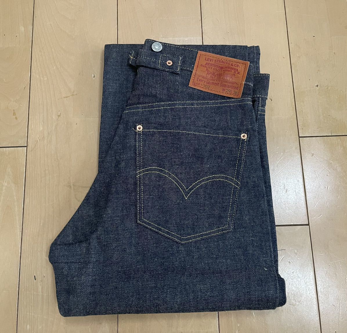 Levi's リーバイス s702xx シンチバック 96年製 日本製 DEADSTOCK リジッド w29 501xx 1910年モデル