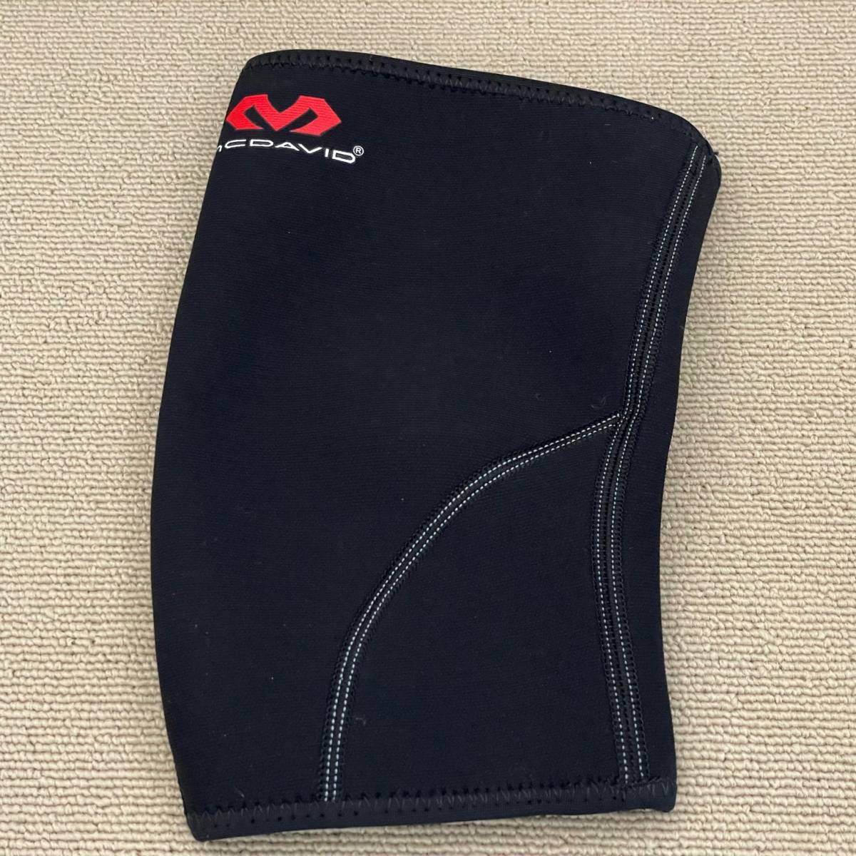  secondhand goods trying on only MCDAVID M401 knee support hi The for soft support black L size heat insulation pressure . protection 