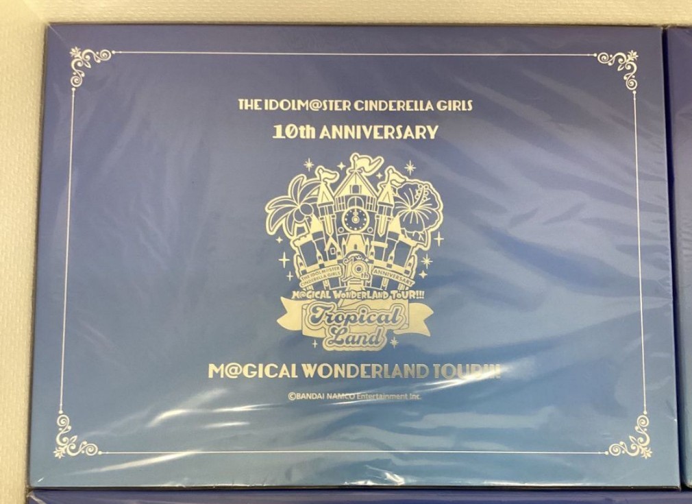  new goods unopened The Idol Master sinterela girls 10th ANNIVERSARY TOUR official concert light set Okinawa ..Blu-ray is not 