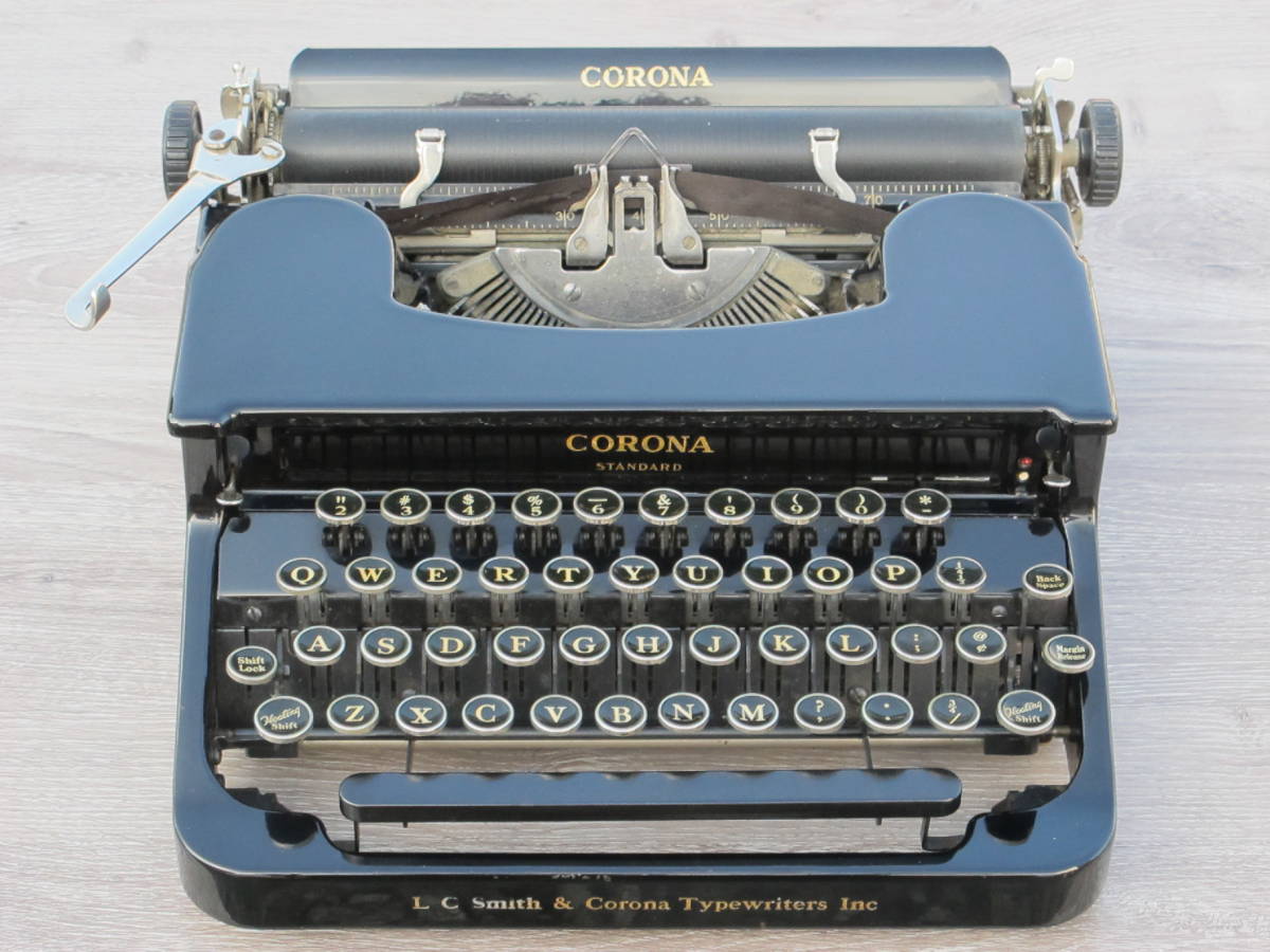 アンティークタイプライター☆Lc Smith & Corona STANDARD
