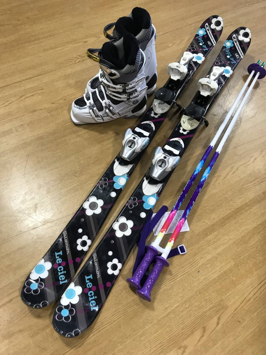 スキーセット スキー板145㎝ スキーブーツ24㎝ 女性用 レディース用-
