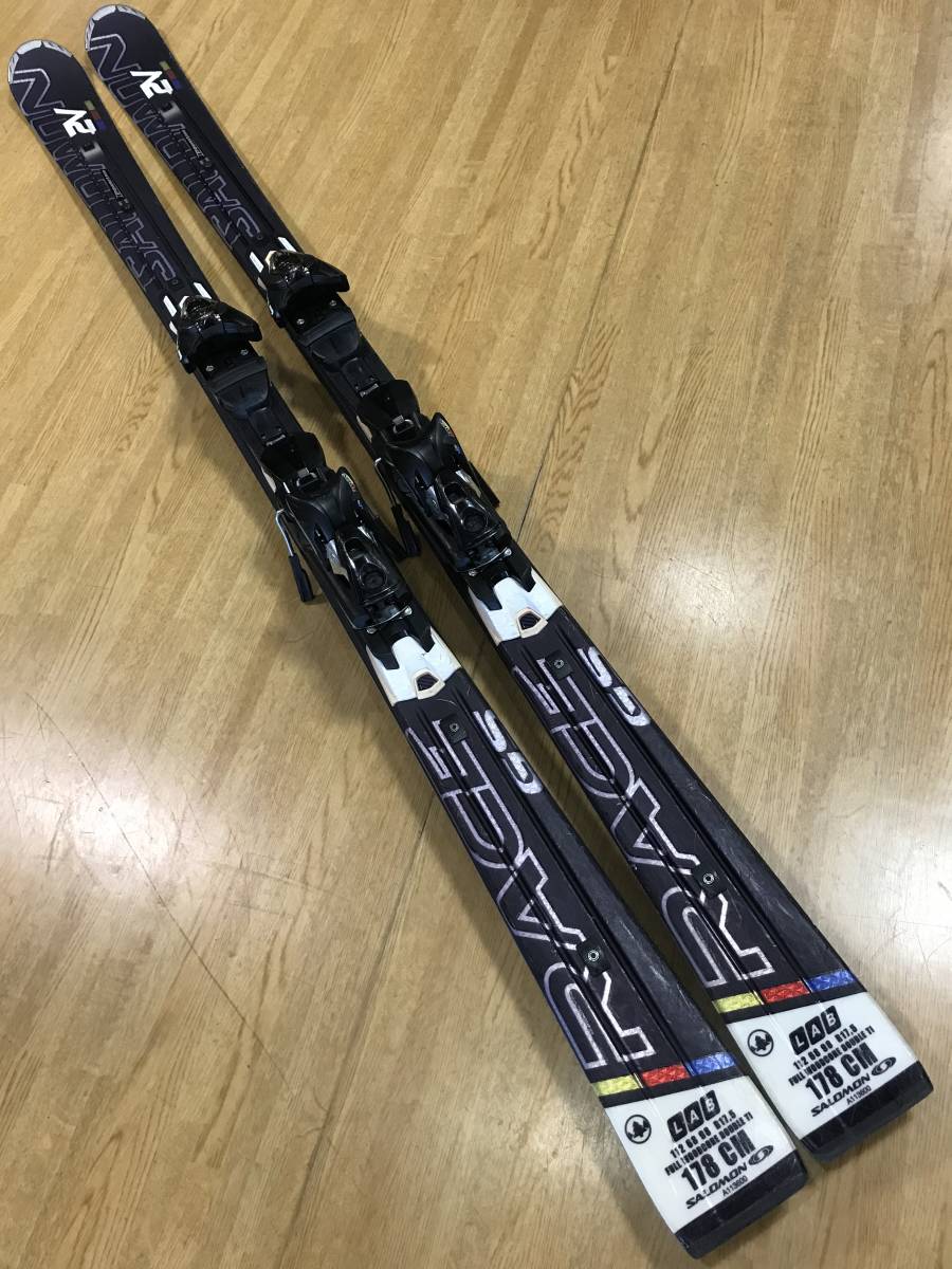 ☆★☆2023-24スタートセール! SALOMON 2VGS 178ｃｍ /BIND SALOMON Z12/サロモンスキー板/ワックス済み/_画像3