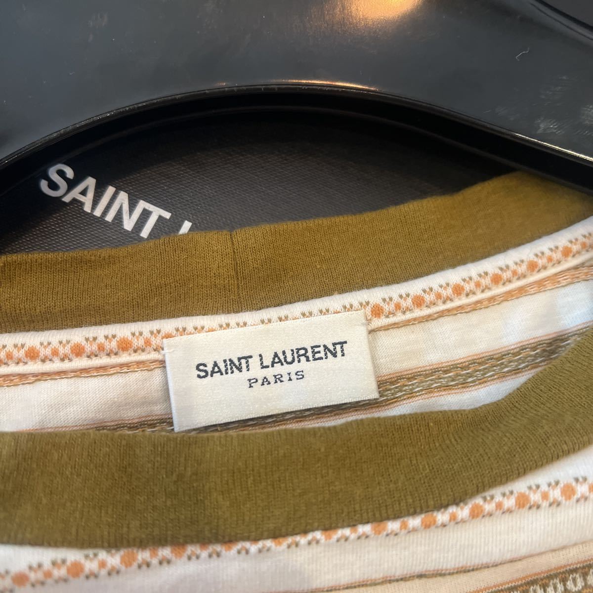 16SS SAINT LAURENT PARIS Hedi Slimane オーバーサイズTシャツ Mサイズ　サーフサウンド　サンローランパリ　エディスリマン　ケリング_画像8