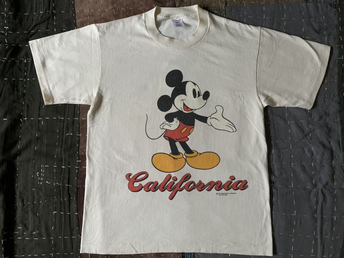USA製 ディズニー ミッキー 両面プリント tシャツ 90's 赤タグ USA製 ディズニー ミッキー 両面プリント tシャツ 90's 赤タグ