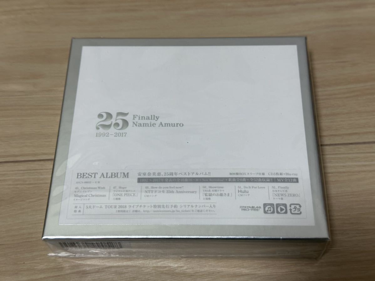60%OFF!】 未開封 安室奈美恵 Finally 3CD+Blu-ray 初回盤BOXスリーブ