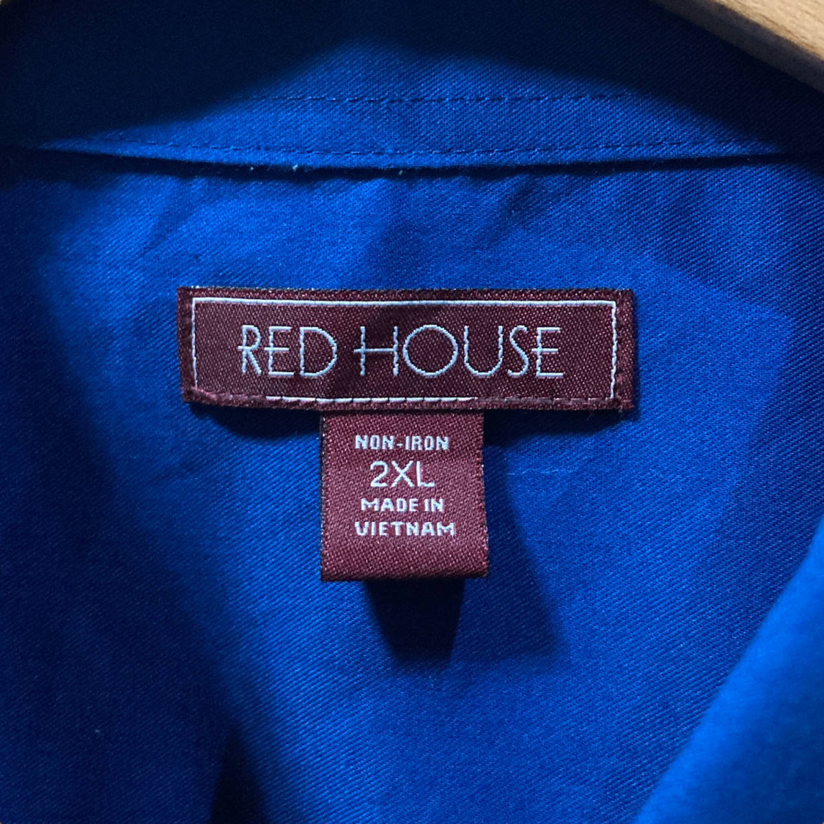 古着 RED HOUSE 長袖 無地 シャツ ビッグサイズ オーバーサイズ 大きいサイズ ビッグシルエット