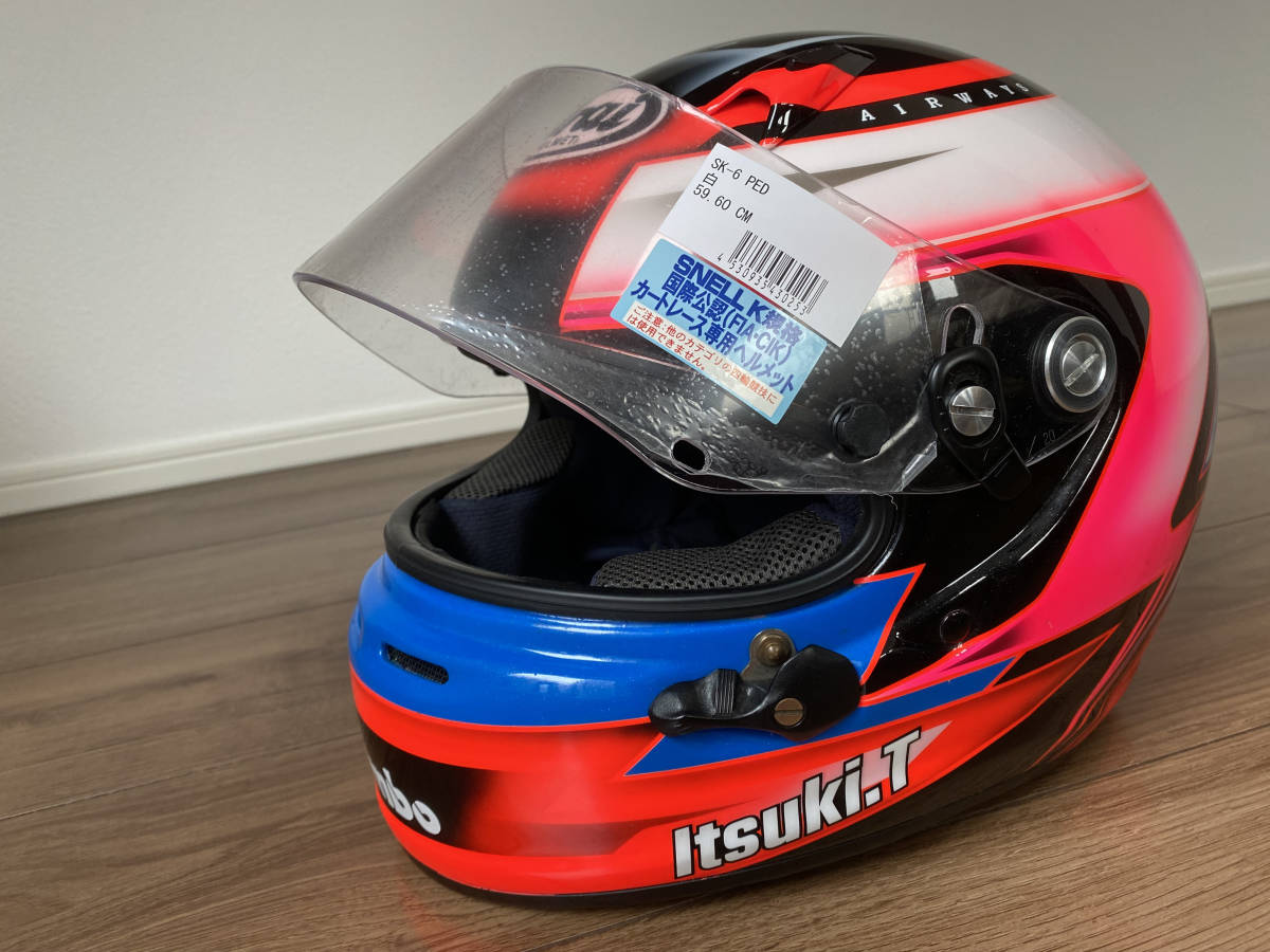 Arai アライ ヘルメット SK-6 SNELL-K規格 レーシングカート・走行会用　ペイント済_画像2