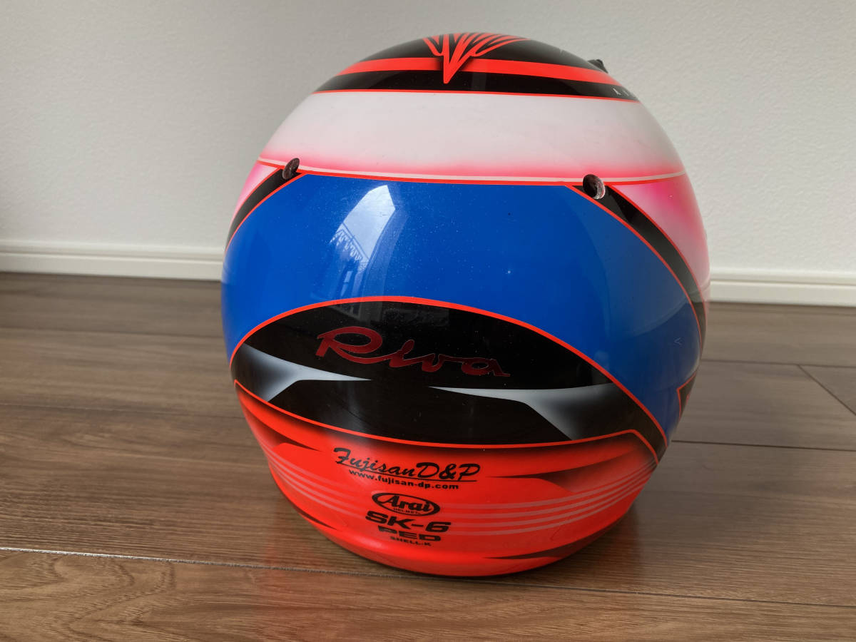 Arai アライ ヘルメット SK-6 SNELL-K規格 レーシングカート・走行会用　ペイント済_画像5