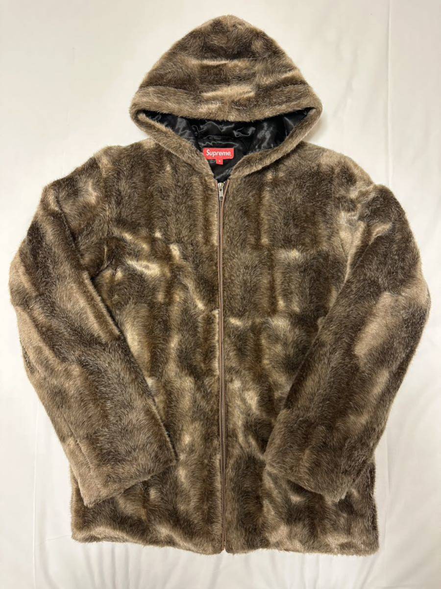 Supreme Faux Fur Hooded zip jacket シュプリーム　ファージャケット 15AW