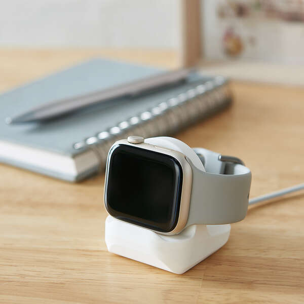 Apple Watch для силикон подставка оригинальный Apple Watch магнитный зарядка кабель . оборудован сделать .,Apple Watch. установка . зарядка возможно : AW-DSCHSWH