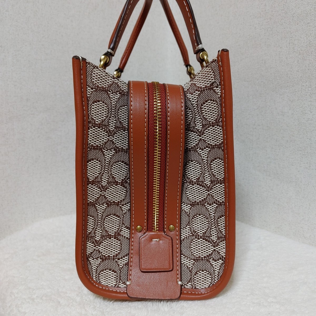 送関込 coach トートバッグ ショルダー ローグ25 ディズニー ミッキー