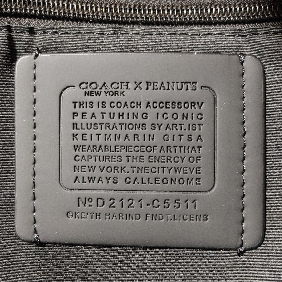 100%正規品 coach コーチ ピーナッツ コラボ スヌーピー パッチ