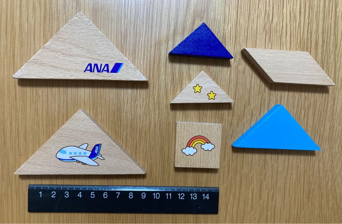 ANA 全日空 つみき 積み木 7個セット ノベルティ 中古