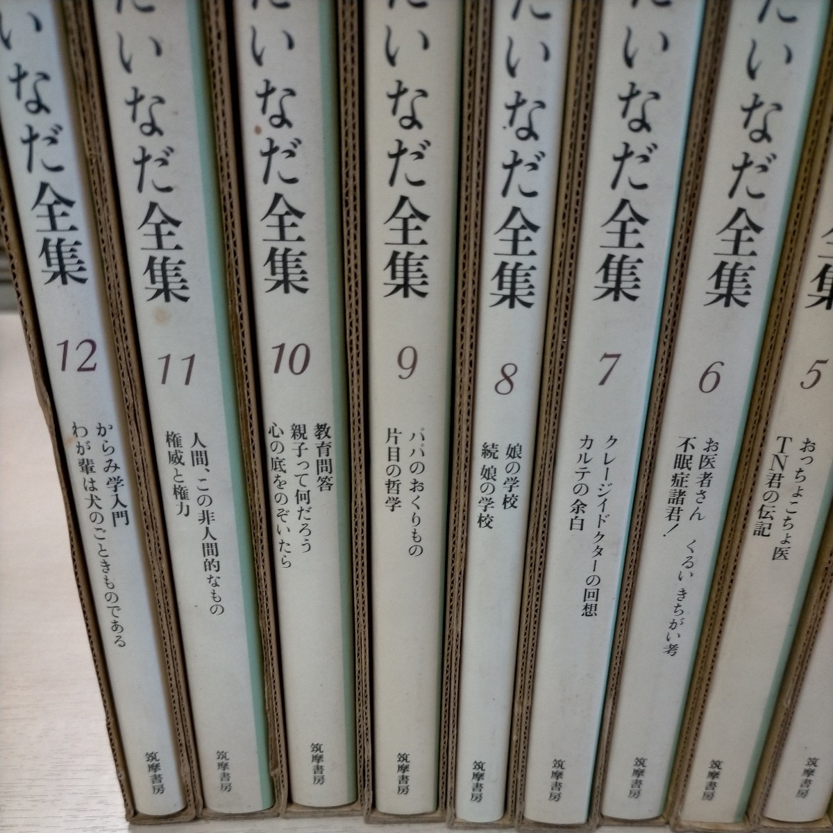 なだいなだ全集 全12巻揃 筑摩書房△古本/未清掃未検品/ノークレームで/詩集スケルツォ/パパのおくりもの_画像7