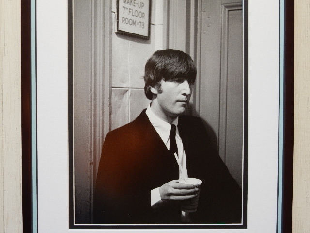  John * Lennon / Ed sali van * show / back stage /1964/ frame goods /John Lennon/Beatles/ Beatles /Fab 4/ help /.... want /Rock Icon