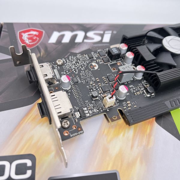 MSI NVIDIA GEFORCE GT1030 2G LP OC DDR5 2GB ロープロファイル グラフィックスボード グラボ GPU エヌビディア_画像2