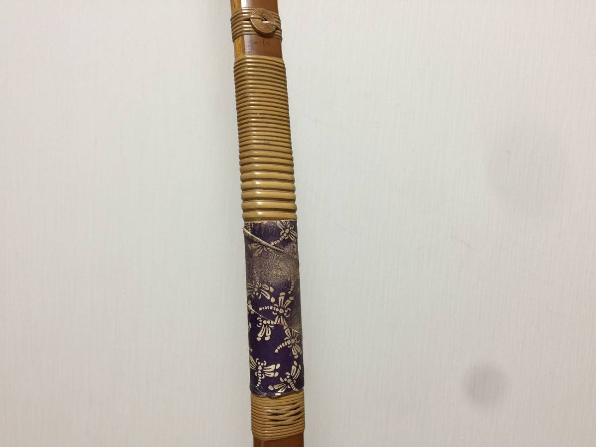 【初回限定】 弓道 竹弓 和弓 在銘 西濃運輸 重さ約480g 全長約219cm 大菴聖心 弓道