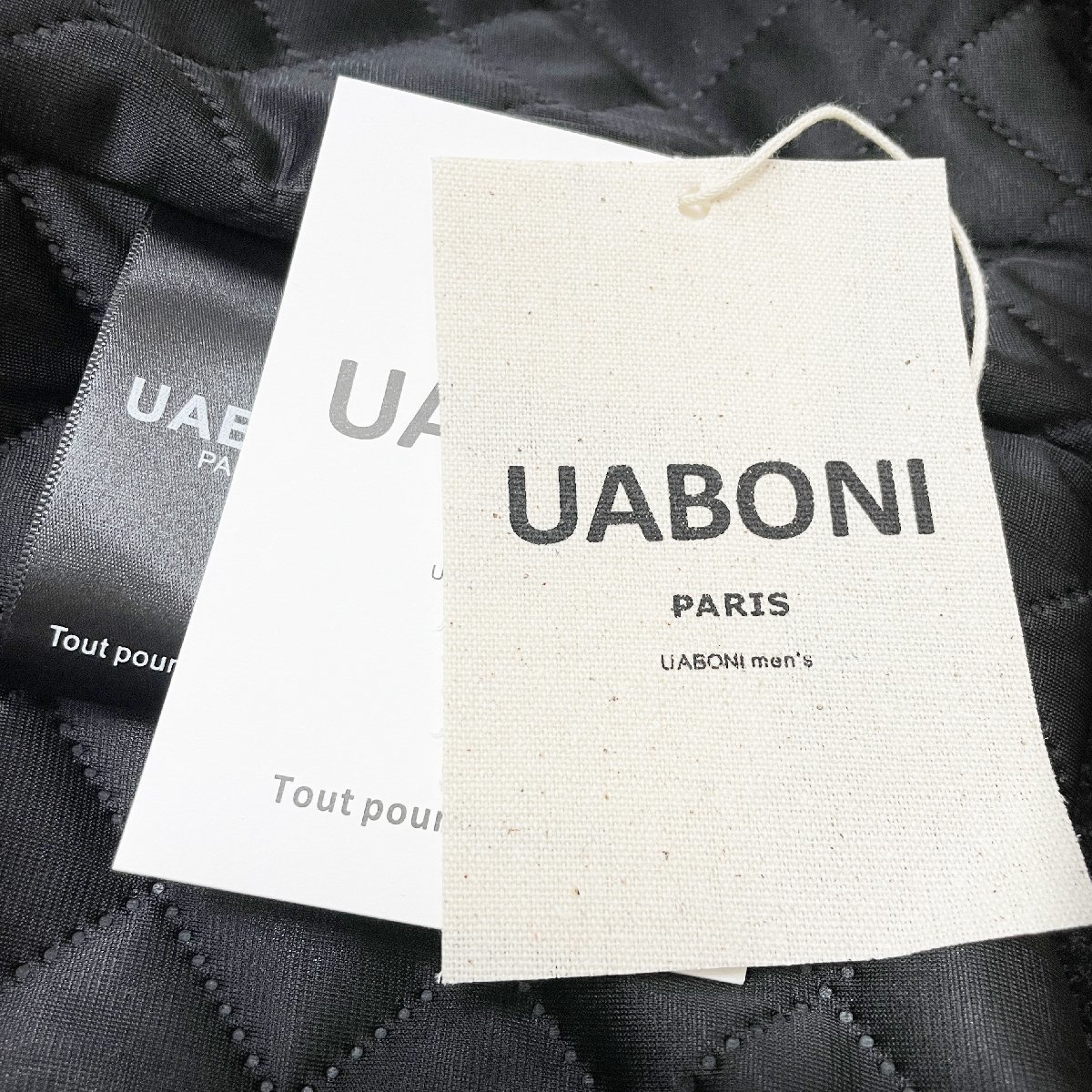 最上級EU製＆定価9万◆UABONI*Paris*ジャケット*ユアボニ*パリ発*◆豪華ミンク/カシミヤ混 肉厚 保温 上品 頑丈 ブルゾン 2XL/52サイズ_画像9